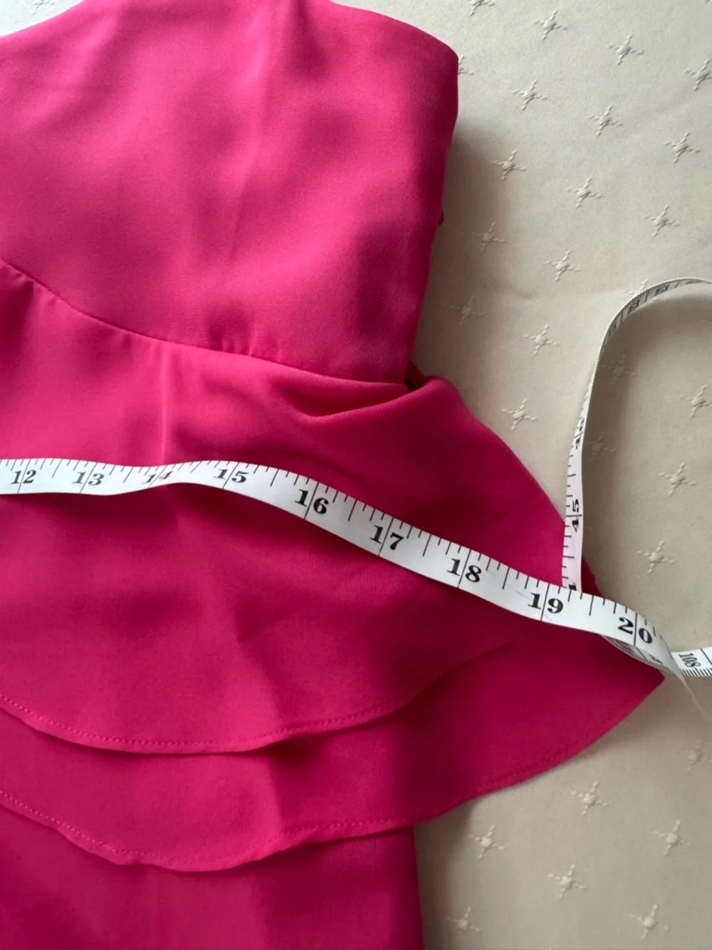 J.Crew NWT Hot Pink Ruffle Slip Dress Size 6